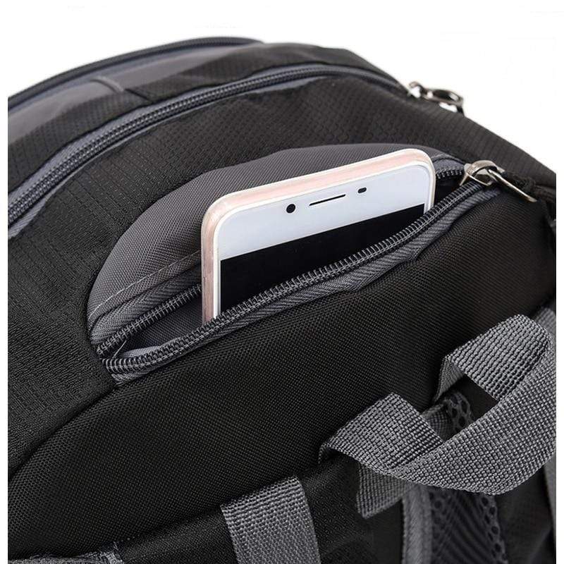 medium-mountain-black-backpack-bag-with-charger-for-camping-walk-phone-pocket