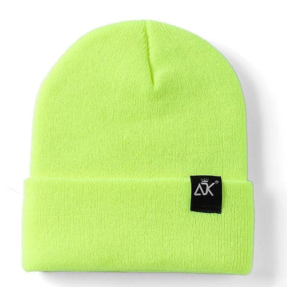 light-green-knitted-modern-urban-unisex-warm-hat