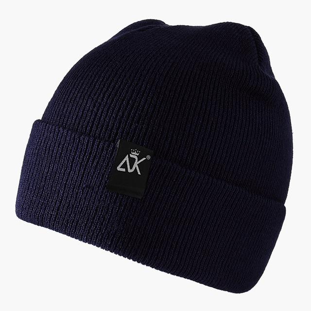 black-knitted-modern-urban-unisex-warm-hat